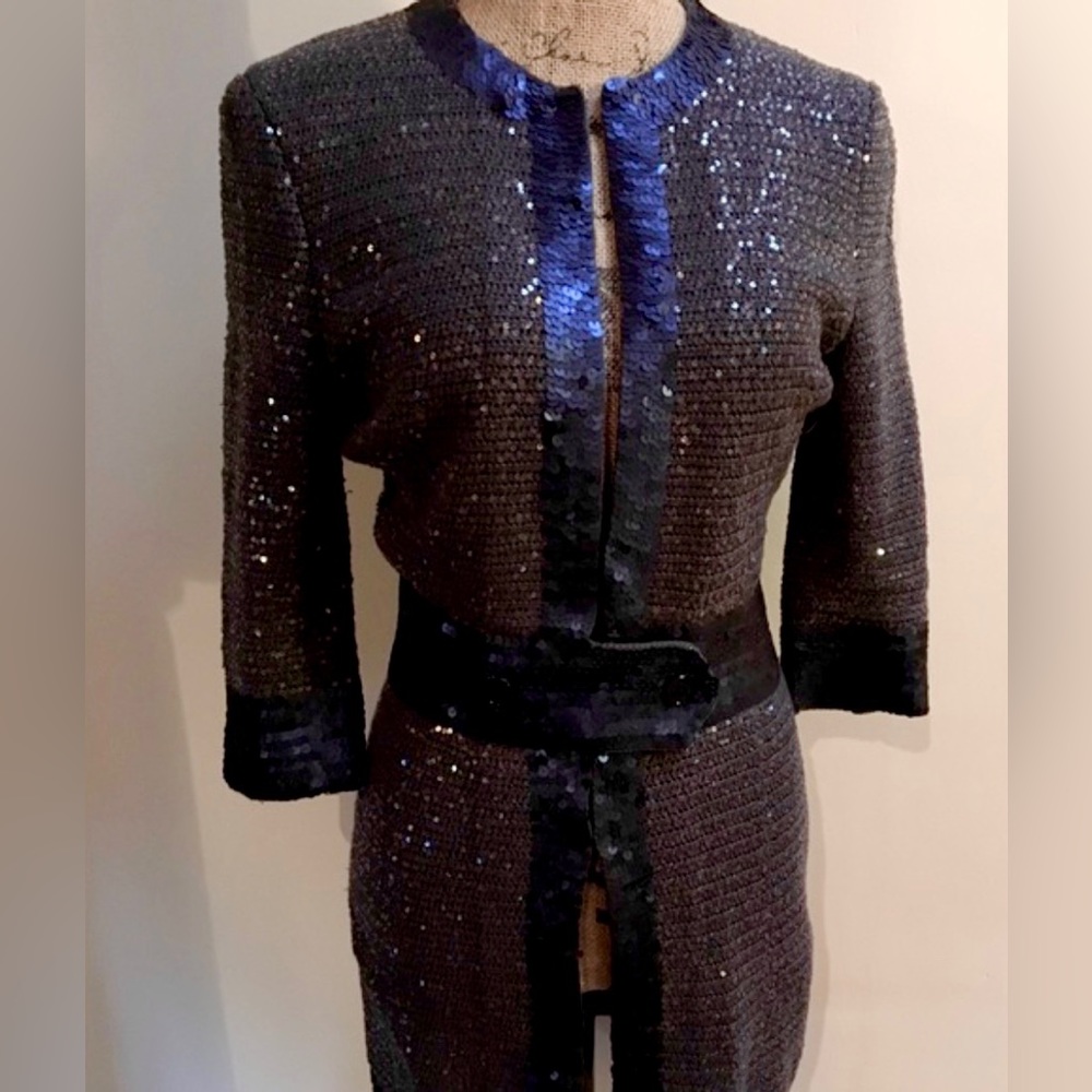 Stunning designer piece. Sequin Maxi sweater